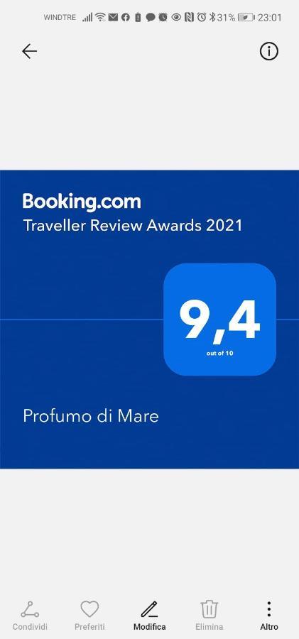 Апартаменты Profumo Di Mare Пьомбино Экстерьер фото